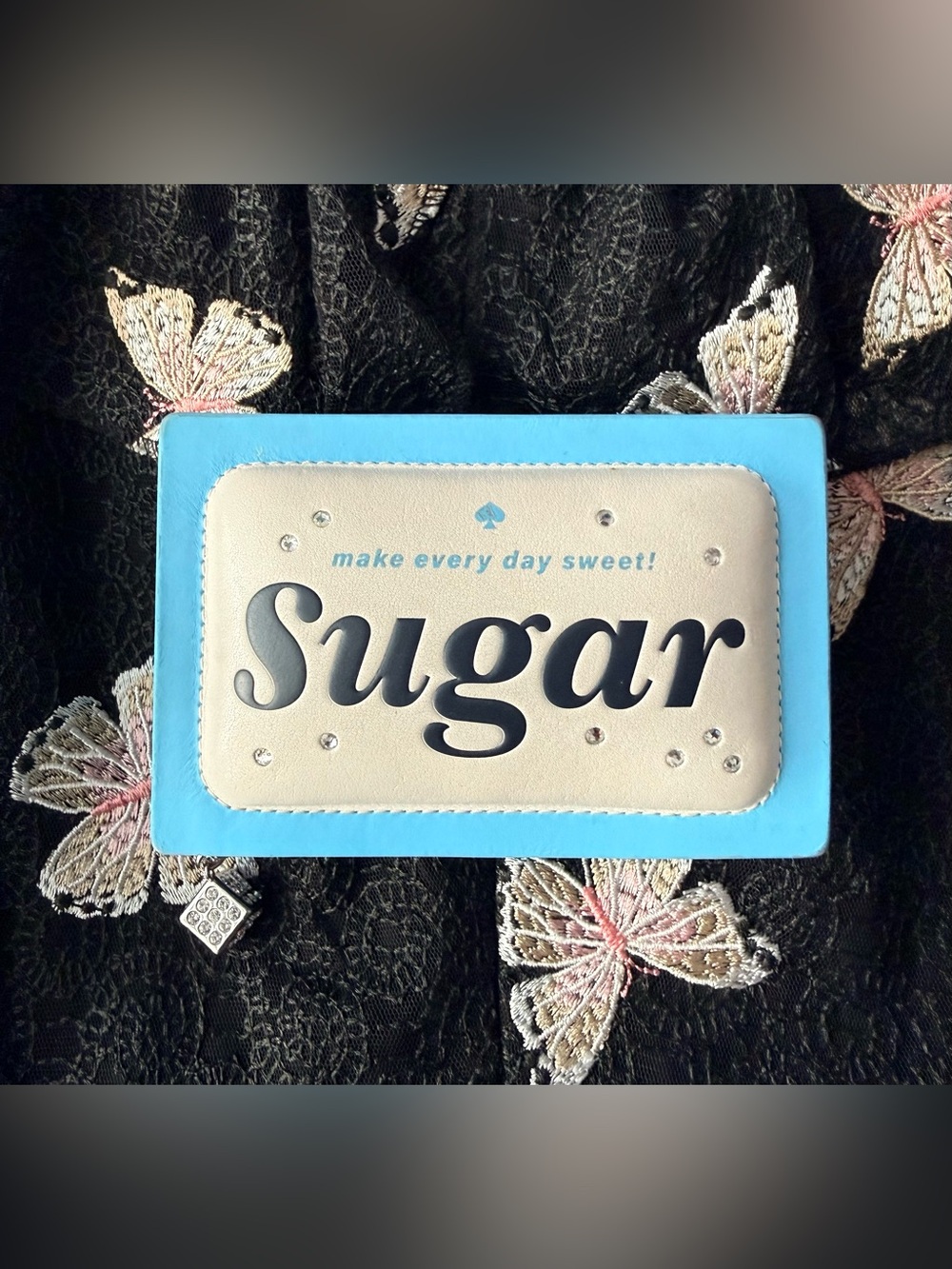 Kate Spade Coffee Break 3d Sugar Packet Snall Coin Purse